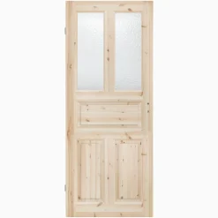 Spegeldörr med karm 5-spegel ornamentglas M8x20 - Höger