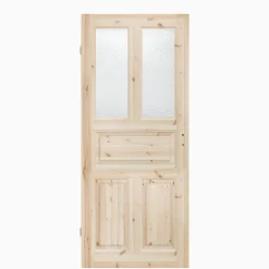 Spegeldörr med karm 5-spegel ornamentglas M8x20 - Höger