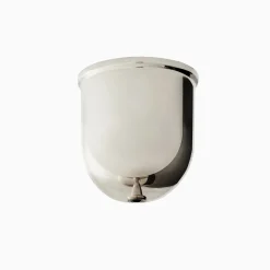 Takkopp förnicklad mässing 80 mm
