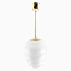Taklampa Bikupa mässing 640 mm