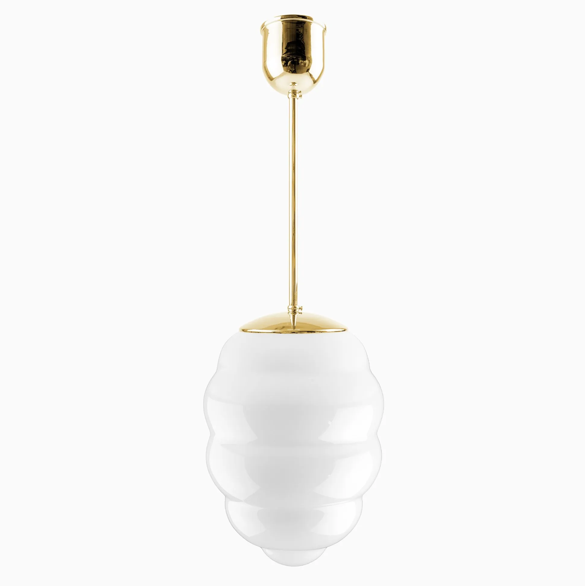 Taklampa Bikupa mässing 640 mm