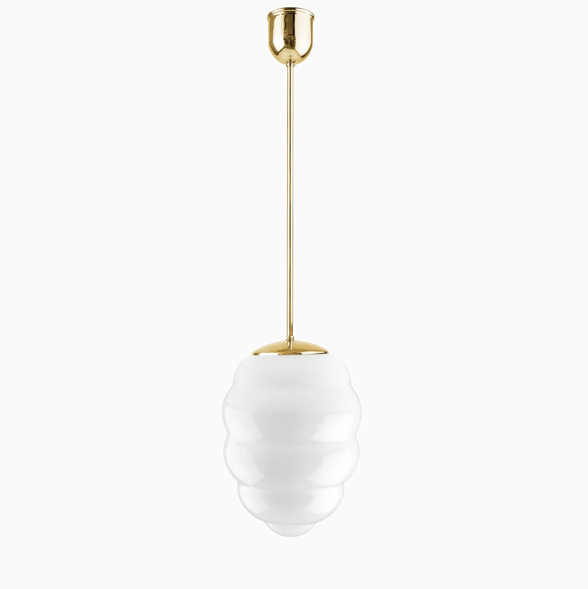 Taklampa Bikupa mässing 840 mm