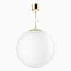 Taklampa Edeby mässing 580 mm