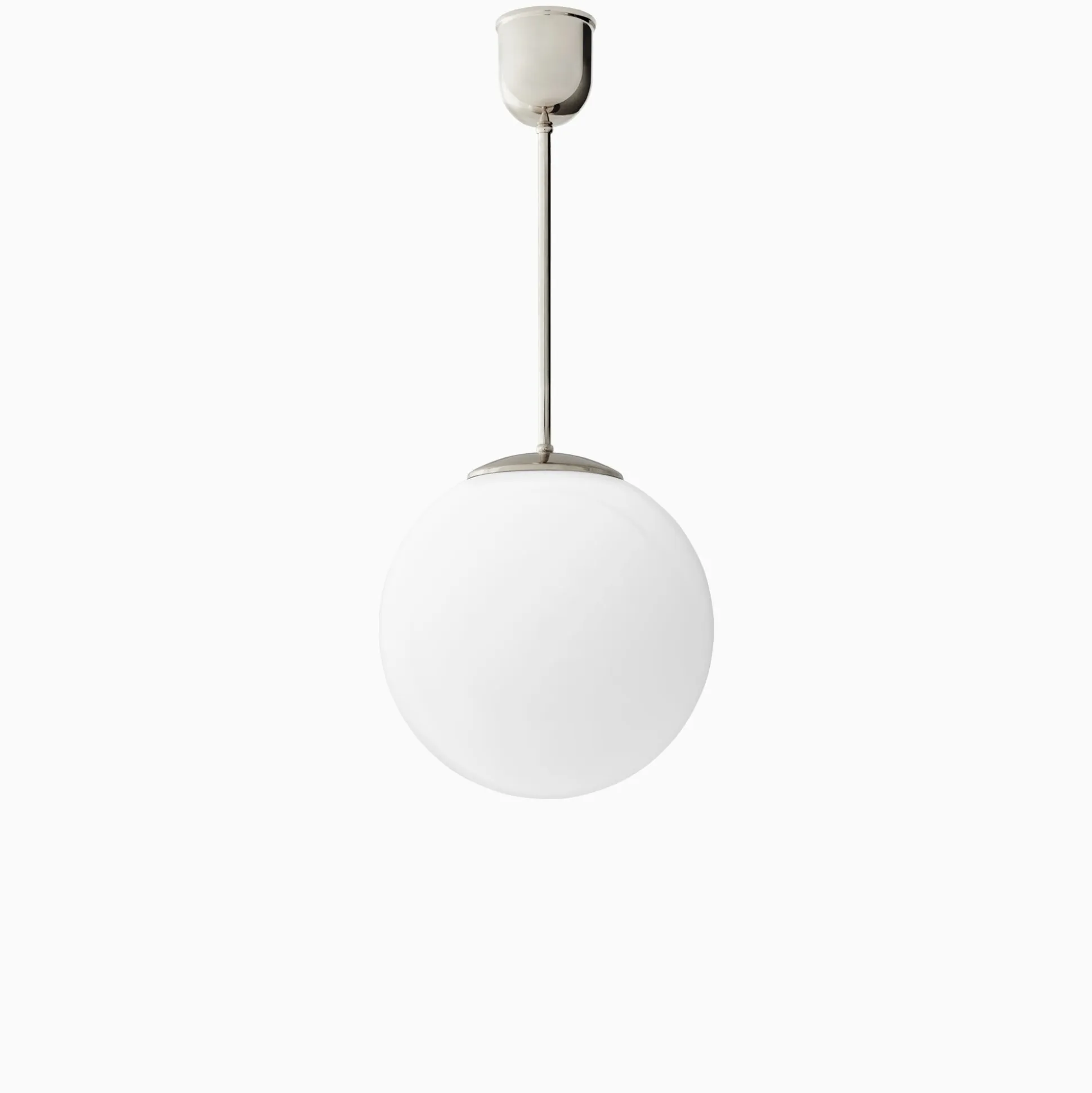 Taklampa klot förnicklad mässing 520 mm