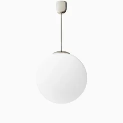 Taklampa klot förnicklad mässing 620 mm