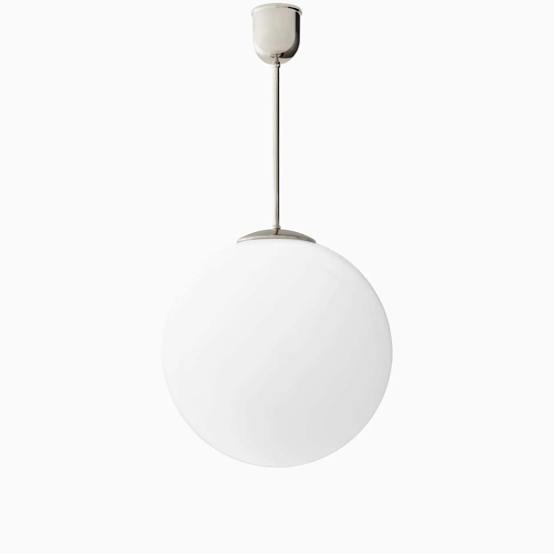 Taklampa klot förnicklad mässing 620 mm