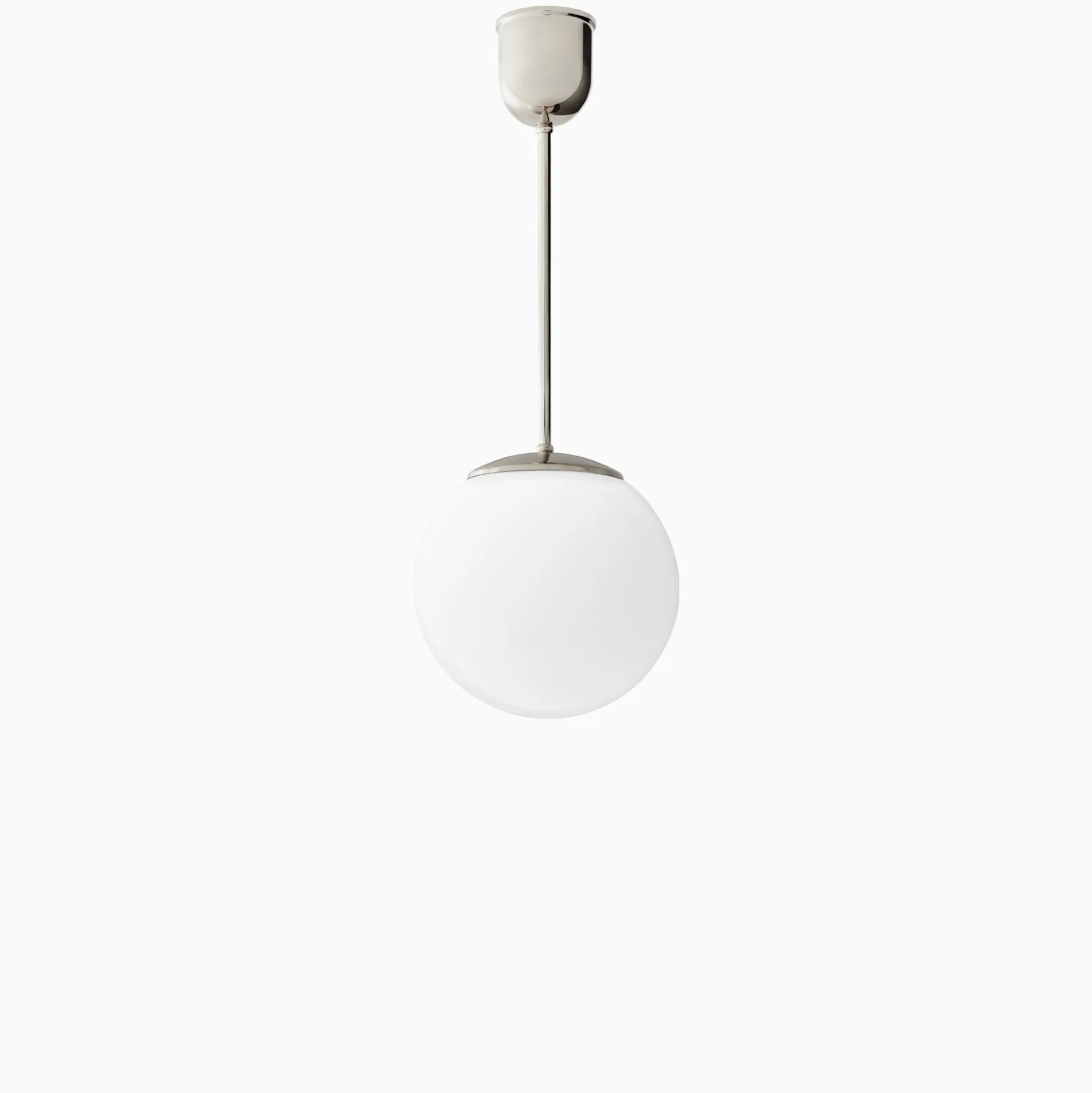 Taklampa klot förnicklad mässing 480 mm