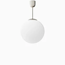 Taklampa klot förnicklad mässing 480 mm