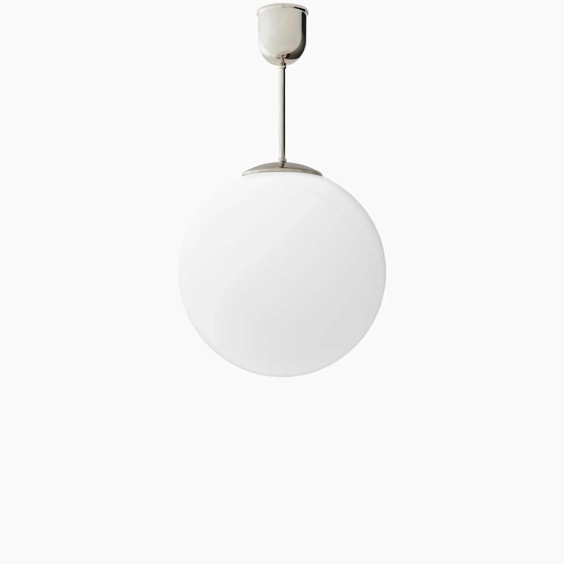 Taklampa klot förnicklad mässing 480 mm