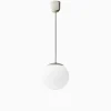 Taklampa klot förnicklad mässing 680 mm