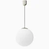 Taklampa klot förnicklad mässing 780 mm