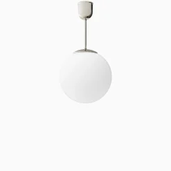 Taklampa klot förnicklad mässing 420 mm