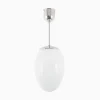 Taklampa Ova Liten förnicklad mässing 480 mm