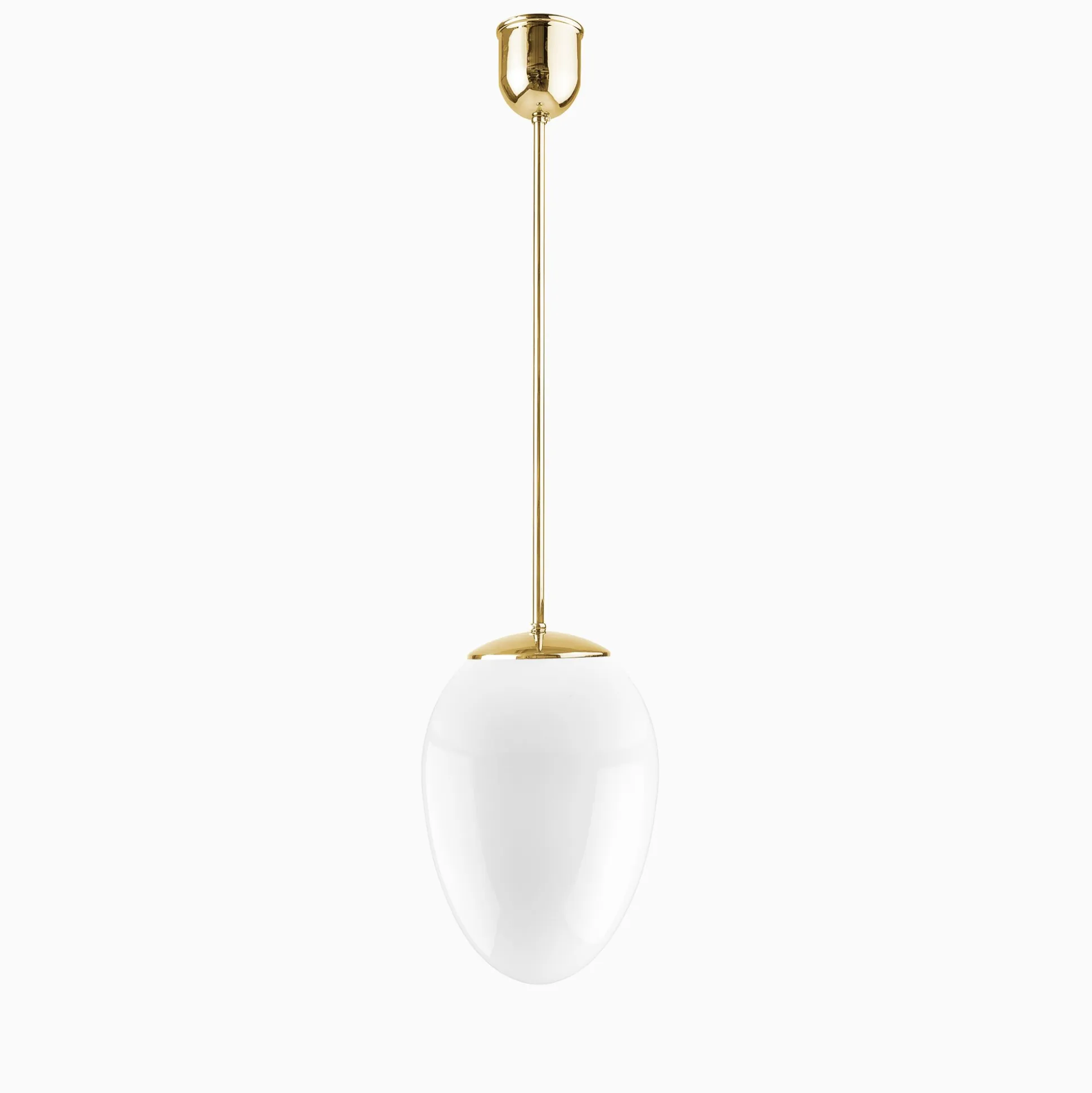 Taklampa Ova Liten mässing 780 mm