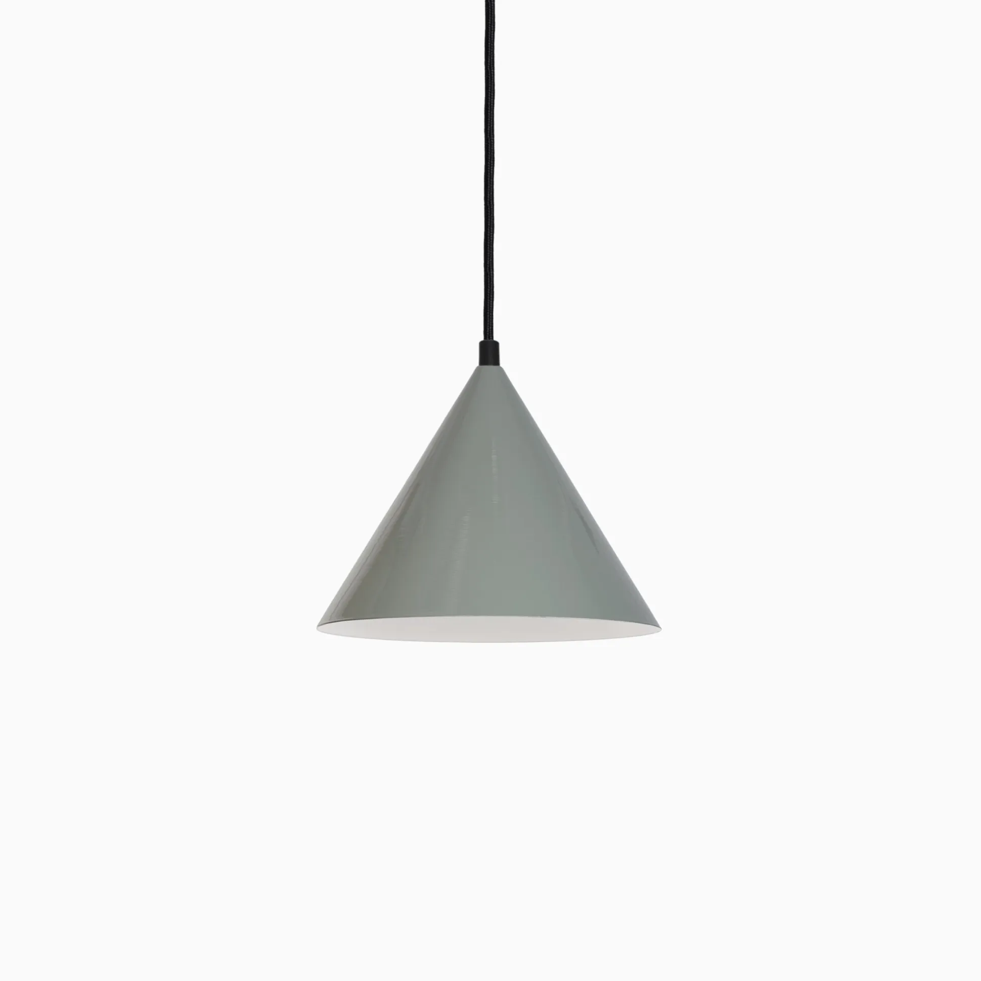 Taklampa Zwickau 200 mm cementgrå