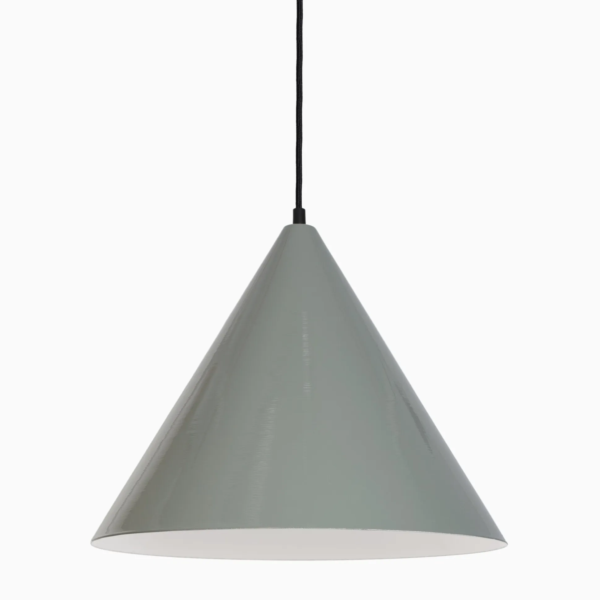 Taklampa Zwickau 200 mm cementgrå
