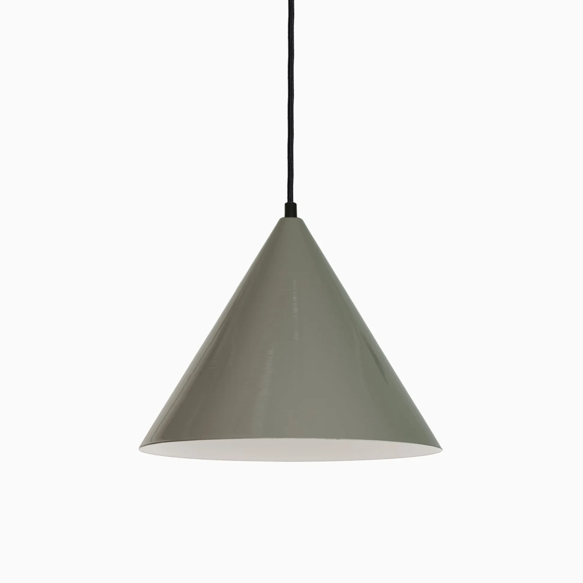 Taklampa Zwickau 300 mm mossgrå