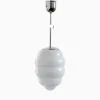 Taklampa Bikupa förnicklad mässing 640 mm