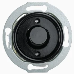Tryckdimmer svart bakelit insats