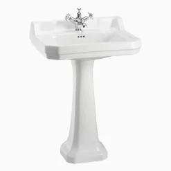 Tvättställ Edwardian med pelare 3 hål