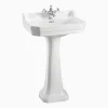 Tvättställ Edwardian med pelare 1 hål