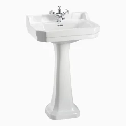 Tvättställ Edwardian med pelare 1 hål