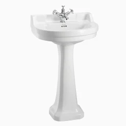 Tvättställ Edwardian med pelare 1 hål