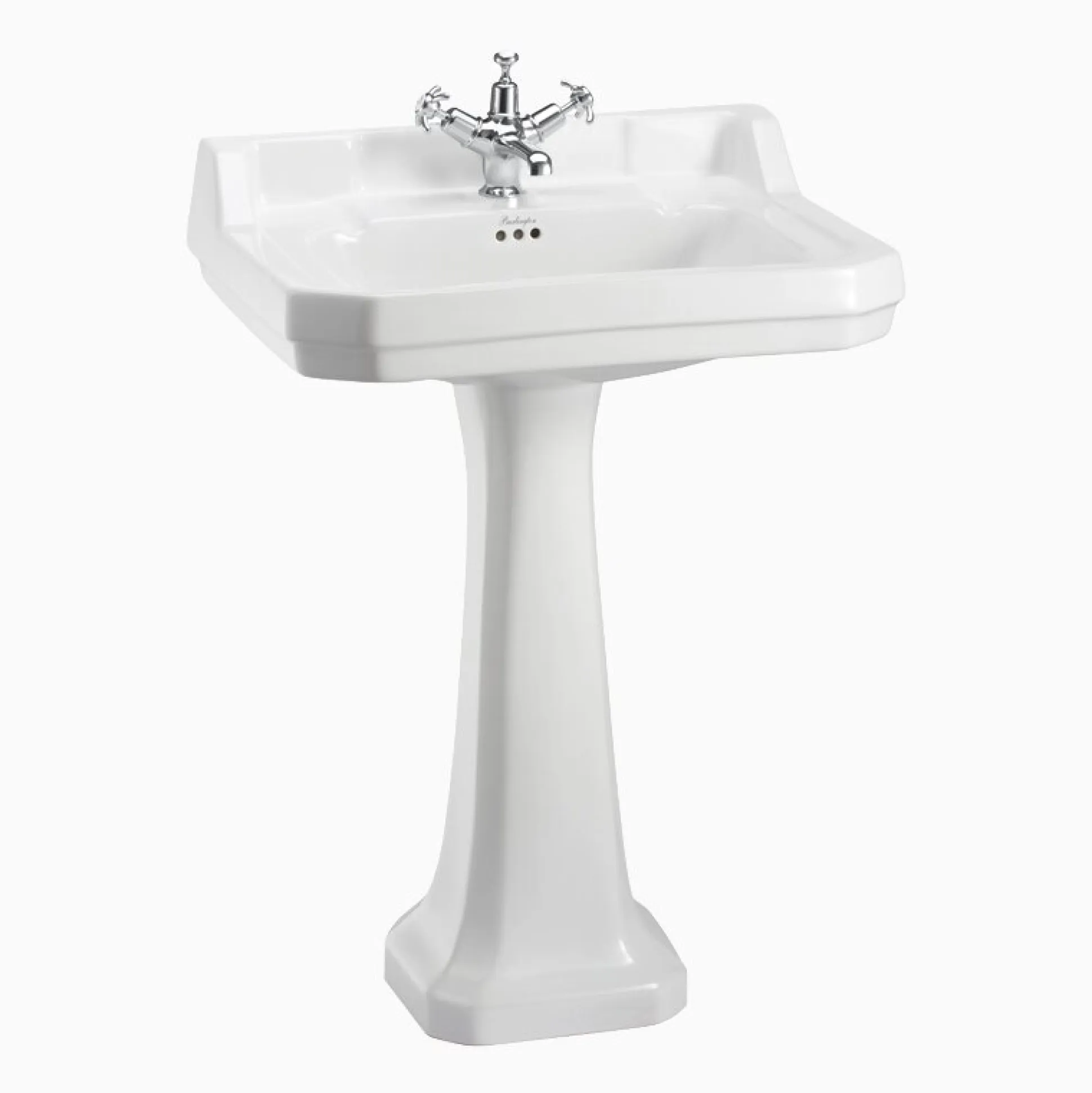 Tvättställ Edwardian med pelare 2 hål