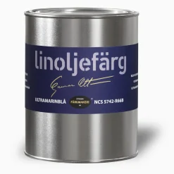 Ultramarinblå linoljefärg 500 ml