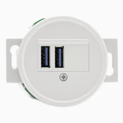 USB-uttag vit insats
