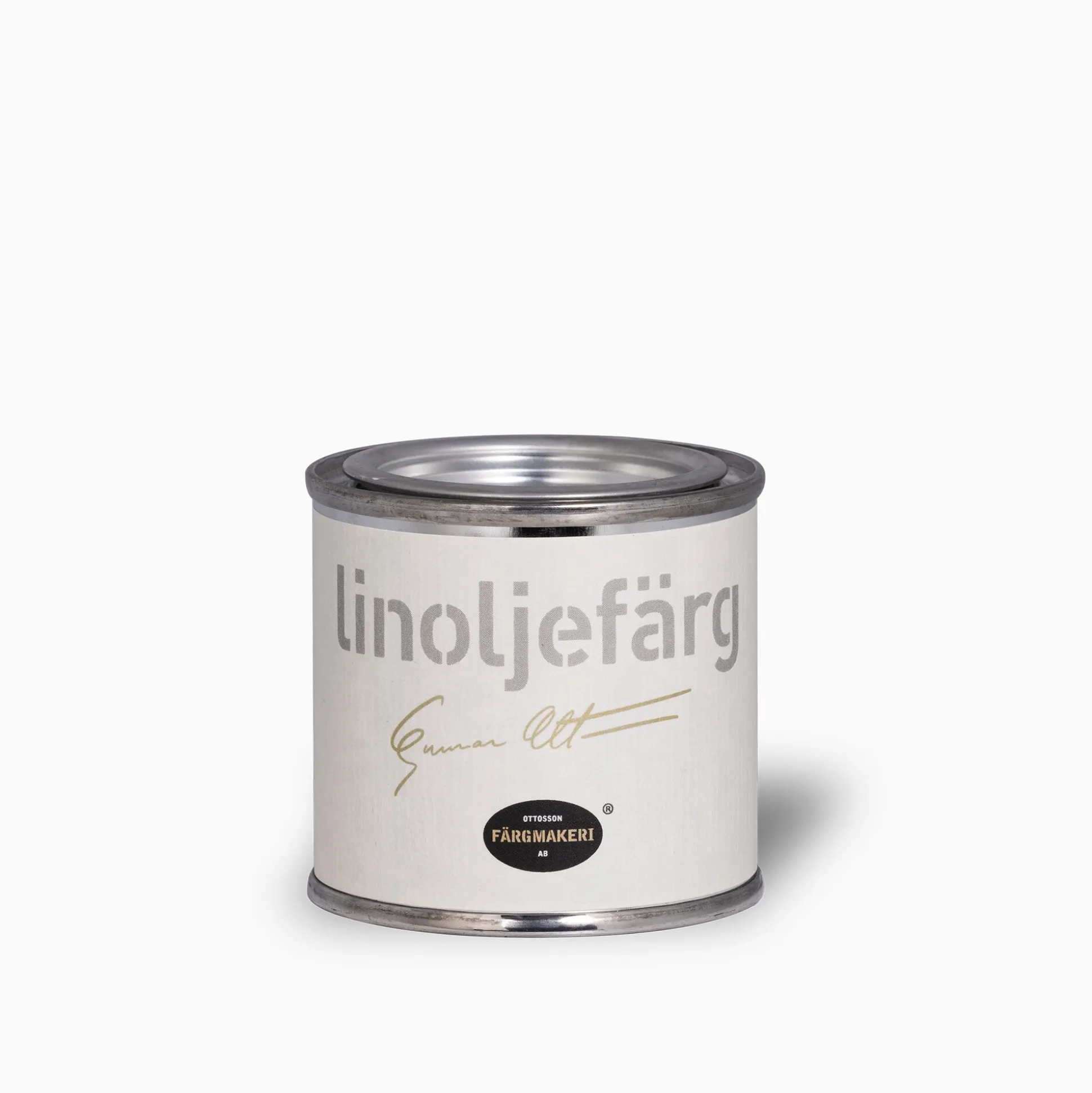 Varm Gråton linoljefärg provburk