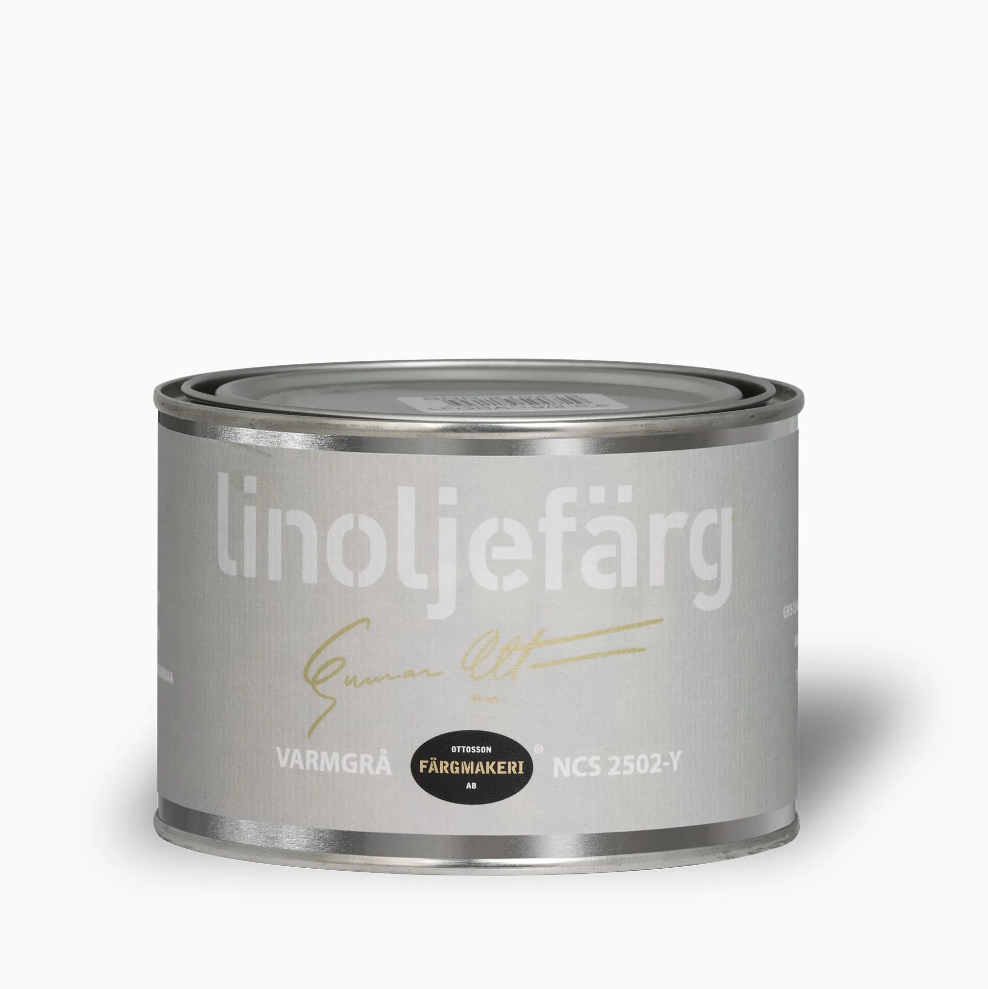 Varmgrå linoljefärg 500 ml