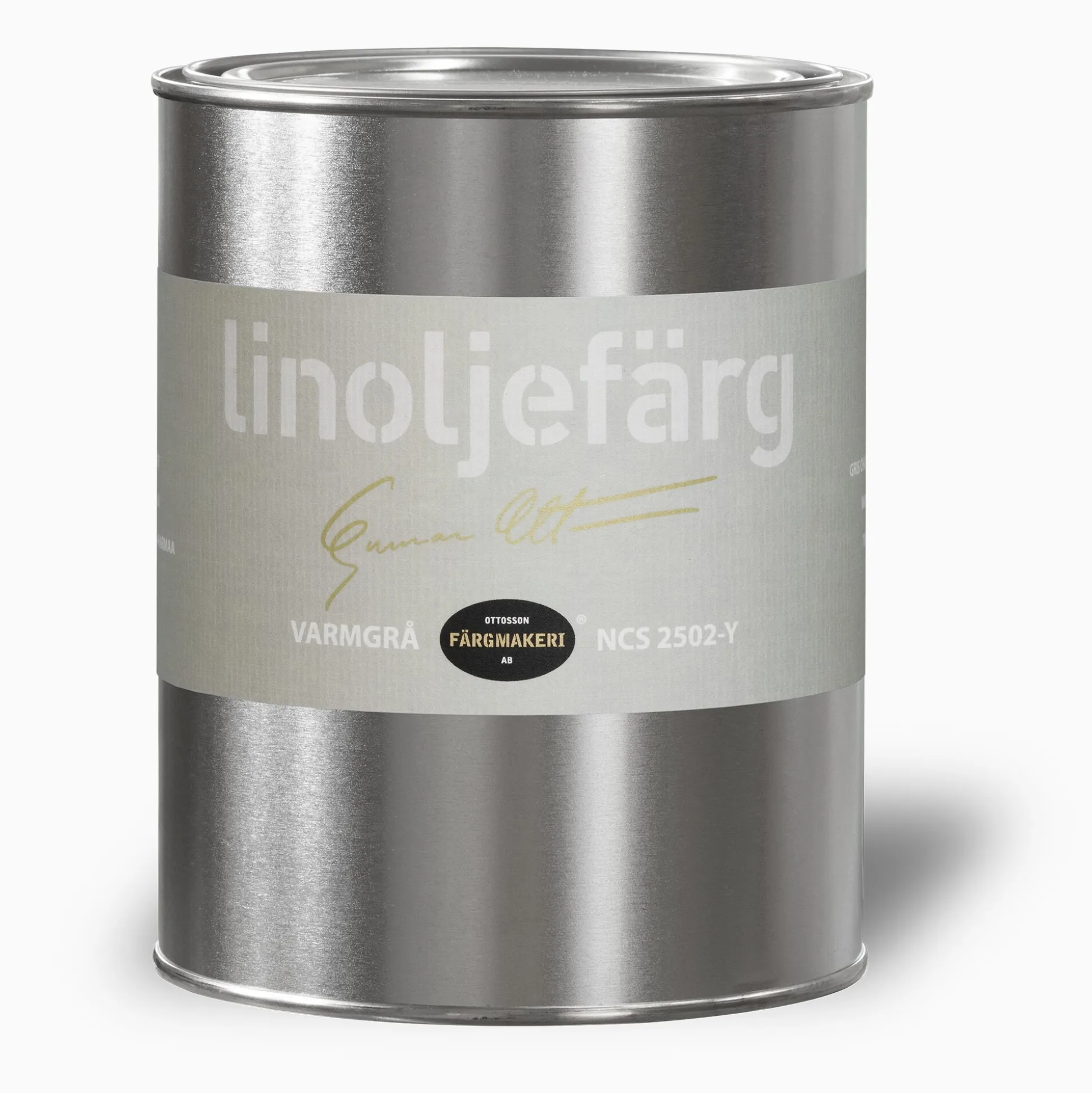 Varmgrå linoljefärg 500 ml