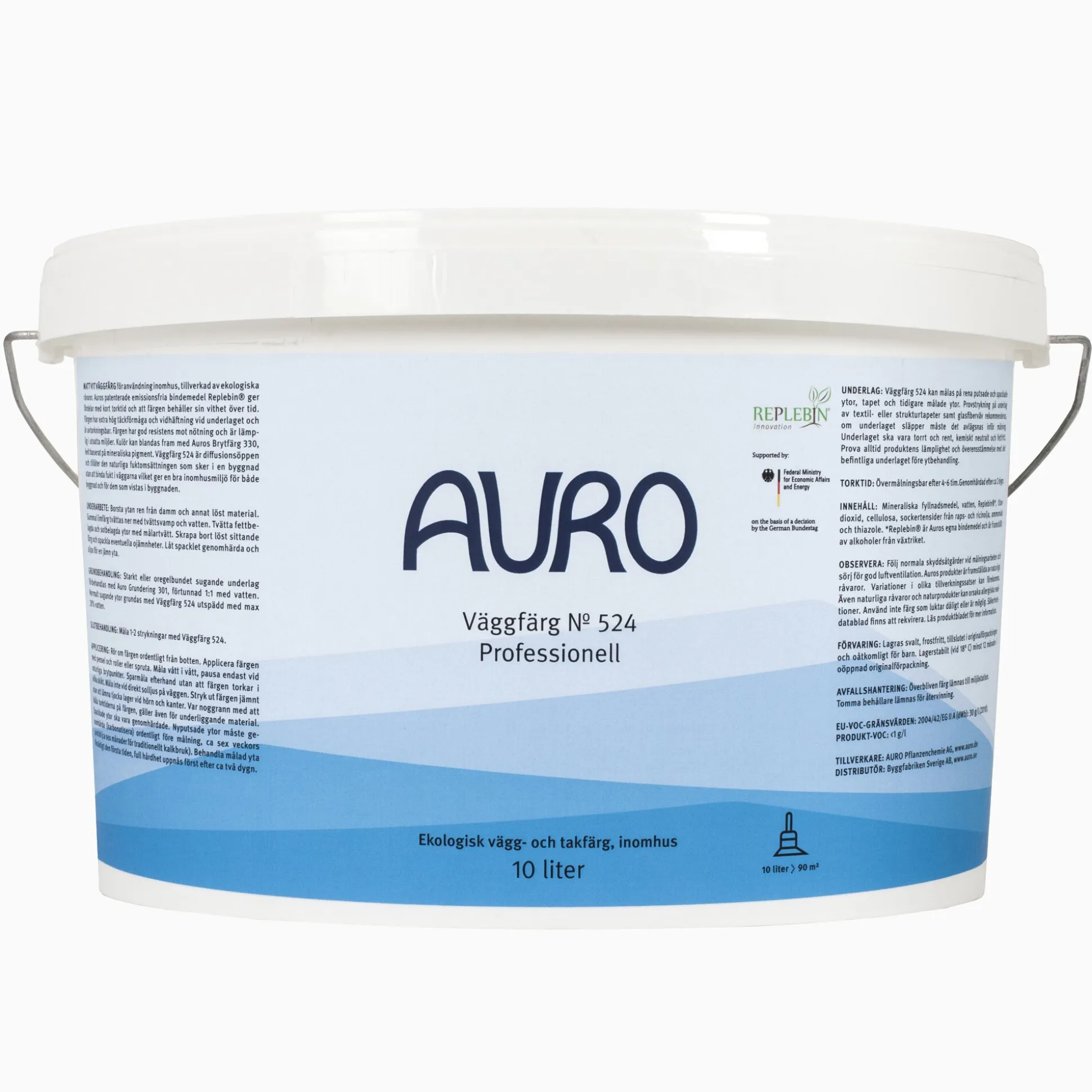 Väggfärg Auro Vit 1 liter