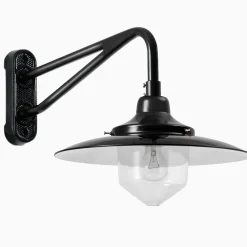 Vägglampa Hannover Spitz klarglas