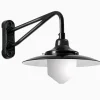 Vägglampa Hannover Spitz opalglas