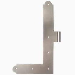 Vinkelgångjärn 7 1/2'' höger nedre / vänster övre - obehandlad