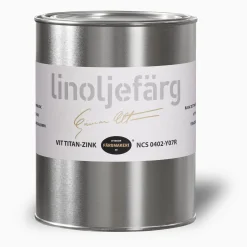 Vit Titan/Zink linoljefärg provburk